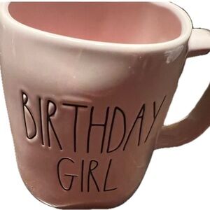 Rae Dunn “Birthday Girl” Pink Ceramic Mug